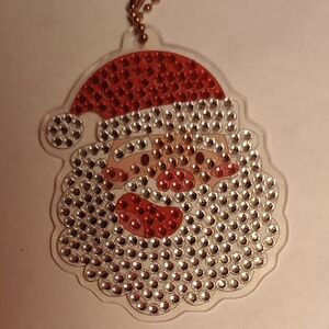 Santa Diamond Art Keychain